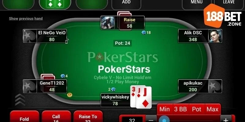Chi Tiết Cách Chơi Game Poker Online 188Bet Cho Người Mới