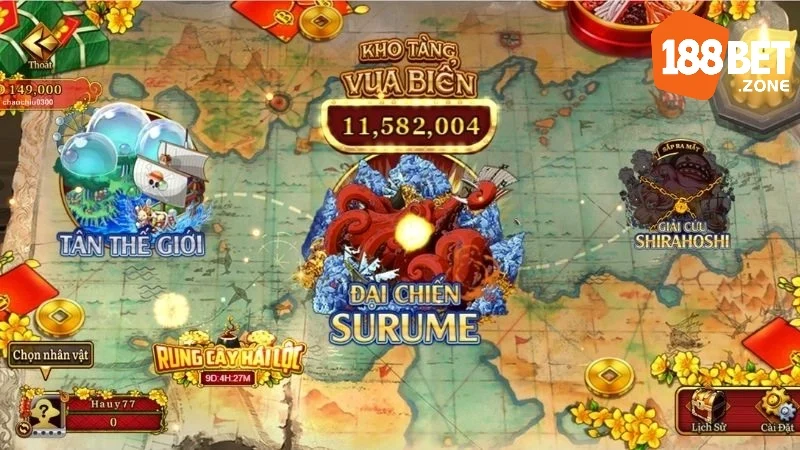 Đại Hải Trình - Một siêu phẩm giải trí hàng đầu tại 188Bet 2 Điểm nhấn của Bắn cá Đại Hải Trình