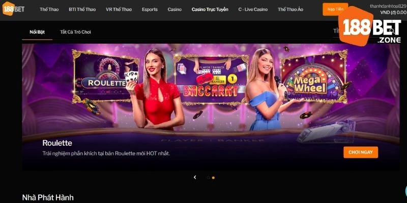 Giới thiệu Casino 188Bet