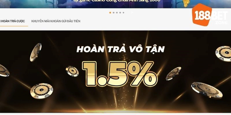 Khuyến Mãi 188Bet Mới Nhất 2025 – Cơ Hội Nhận Thưởng Lớn 1 Tổng hợp các khuyến mãi 188Bet mới nhất 2025